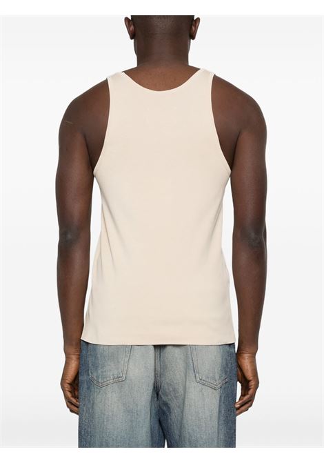 rib tank top woman beige MAISON MARGIELA | S50NL0050 M20159106